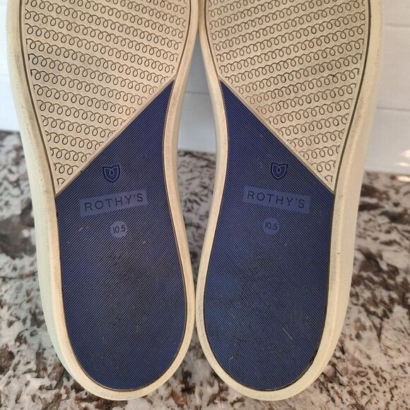 Rothy's Chelsea Boot Knit High Top Sneakers 10.5 Blue - Picture 9 of 9